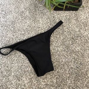 Black Cheeky Bikini Bottoms